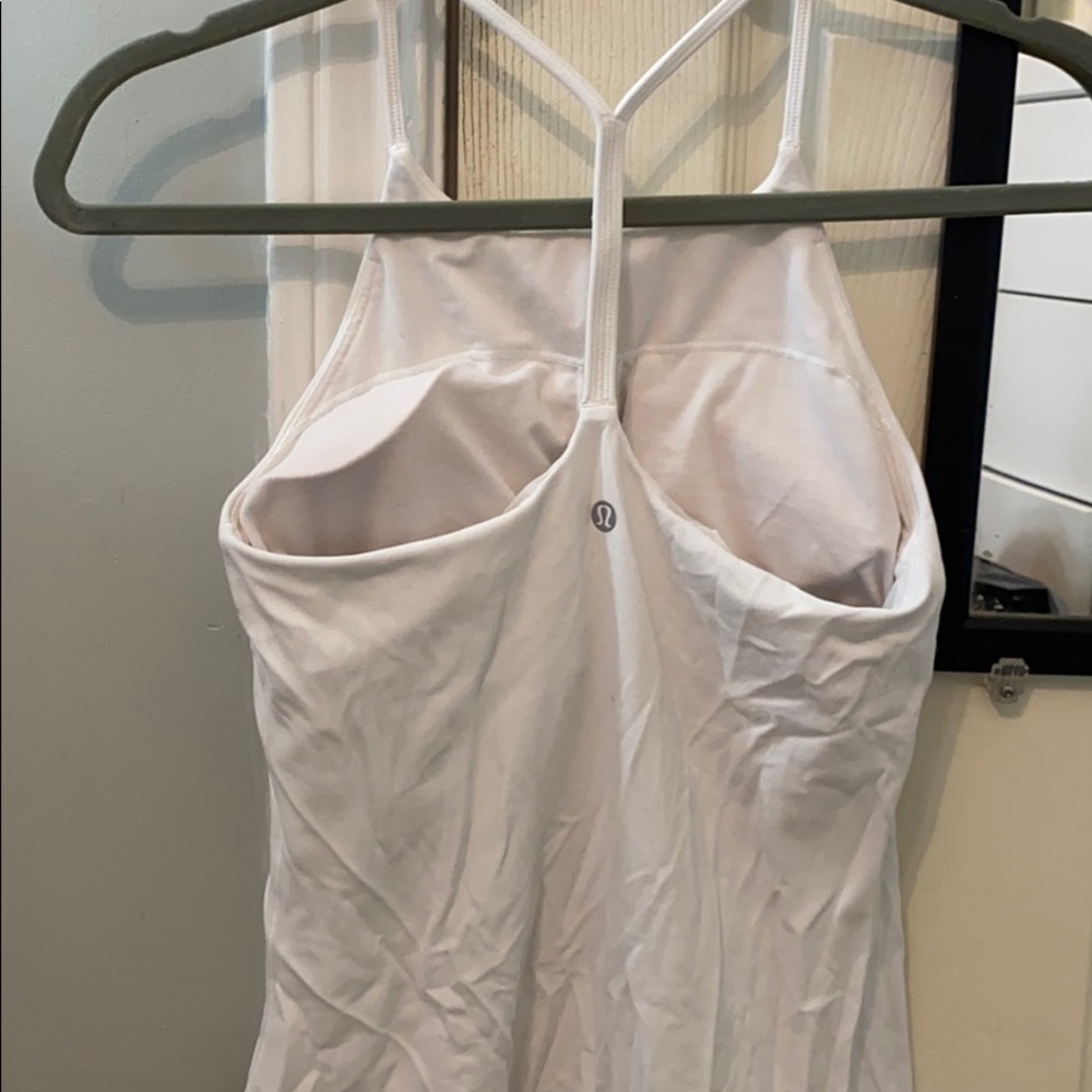 White Lululemon Tank